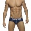 Addicted 3-Pack Mesh Brief Push Up blauw voorkant