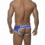 Addicted AD07 Jockstrap Brief Blauw Achterkant