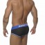 Addicted AD191 Mesh Brief Zwart Achterkant
