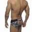 Addicted AD203 Tie-up Jockstrap Brief Camouflage Achterkant