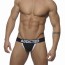 Addicted AD205 XXXL Push Up Jockstrap Zwart Voorkant