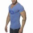 Addicted AD214 Vintage V-Hals T-Shirt Blauw Zijkant