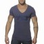 Addicted AD214 Vintage V-Hals T-Shirt Navy Voorkant
