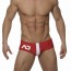Addicted ADS007 Sunga Cut Stripe Brief Rood Voorkant
