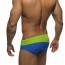 Addicted ADS042 Asymetric Stripe Brief Groen Achterkant