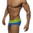 Addicted ADS042 Asymetric Stripe Brief Groen Zijkant