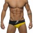 Addicted ADS042 Asymetric Stripe Brief Zwart Voorkant
