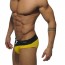 Addicted ADS042 Asymetric Stripe Brief Zwart Zijkant
