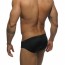 Addicted ADS053 Racing Two Tone Contrast Stripe Brief Zwart Achterkant