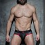 Addicted Fetish Camo Mesh Brief - Rood
