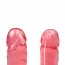 Dubbele Roze Dildo - Crystal Jellies Bestellen