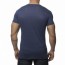 ES Linnen V Neck T-Shirt Navy