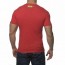 ES Neon Print V-Neck T-Shirt Rood