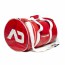 Addicted Round Gym Bag - Rood schuin