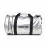 Addicted Round Gym Bag - Zilver zijkant