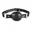 Gag ball Silence Zwart - Kiotos Leather