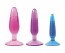 Geribbeld Jelly Buttplug set verpakt