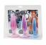 Geribbeld Jelly Buttplug set verpakt
