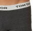 Tom Tailor Boxershort 3 Pack Melange-Grey-Green