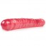 Lange Dubbele Roze Dildo - Crystal Jellies Bestellen