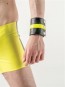mister-b-leather-wrist-wallet-zip-neon-yellow-stripe-bestellen