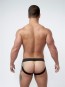 Mister B Neoprene Jockstrap Zwart Geel