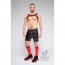 Maskulo Skulla Bulldog Harnas - Rood schuin voor