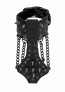 Ouch! Skulls and Bones - Armband met Vinger Sieraad en Spikes