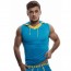 Pump Beach Hood Tanktop Aqua