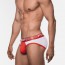 Pump Ribbed Brief - Red zijkant