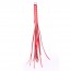 Rode flogger met striemen - Kiotos Leather