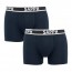 Sapph Cotton Short 2 Pack - Donkerblauw 2 pack
