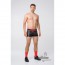 Maskulo Skulla Fetish Leatherette Short - Rood