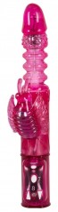 Stotende Rabbit Vibrator - Roze voorkant