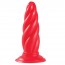 Buttplug Twisted Probe Rood