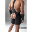 Maskulo Armored Men's Wrestling Singlet - Zwart detail achter