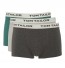 Tom Tailor Boxershort 3 Pack Melange-Grey-Green