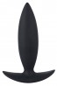Zwarte slanke buttplug